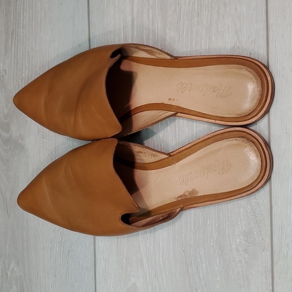 SoldMadewell Womens Leather The Pointed Toe Mule Flats shoes sz 7.5 - Picture 5 of 15